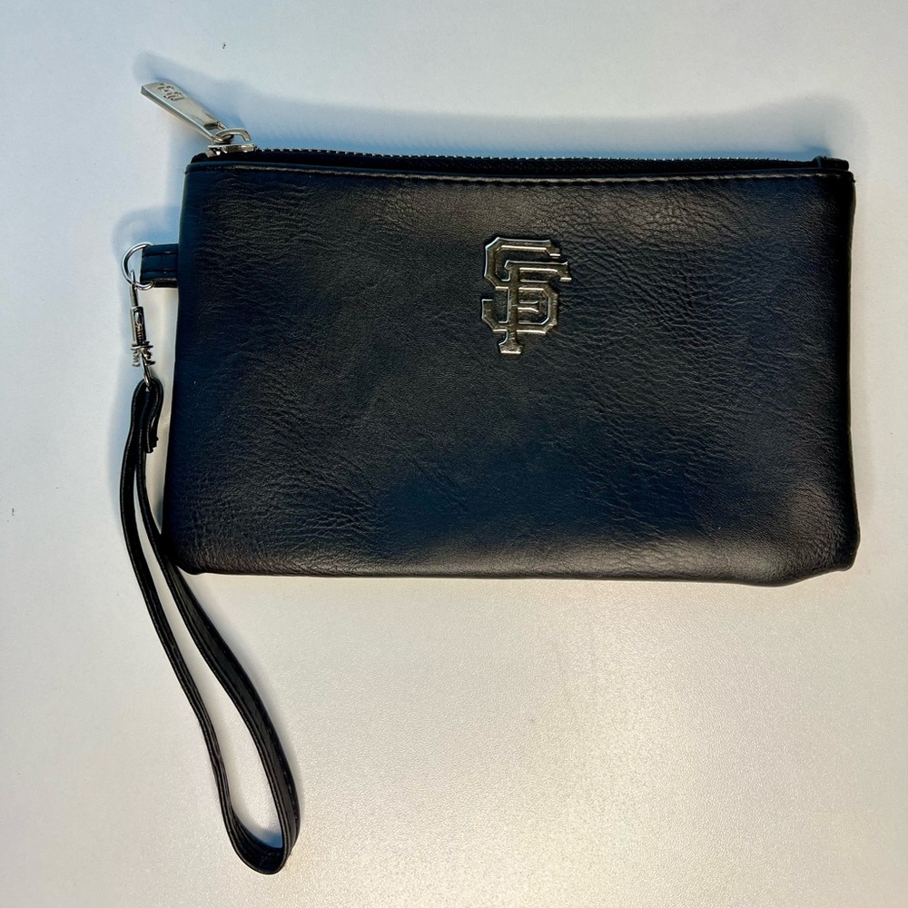 See’s Candy San Francisco 49ers Black Card Coin Wallet Pouch 7”